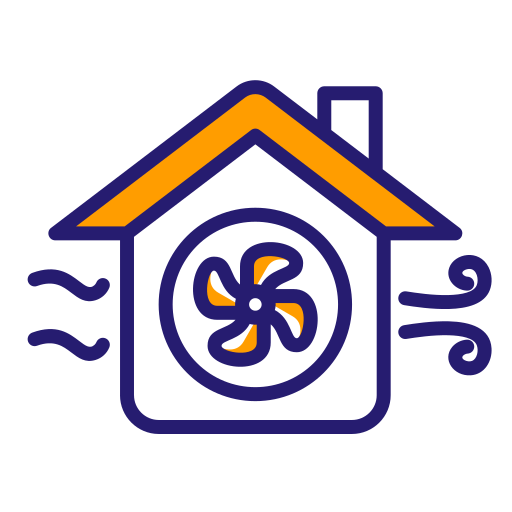 Air Source Heat Pump - Energy Efficiency Icon - Metro Plumb Services