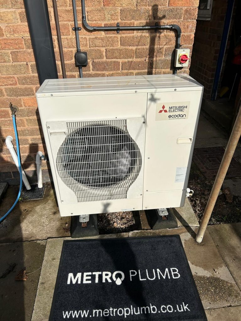 After Air Source Heat Pump Service
